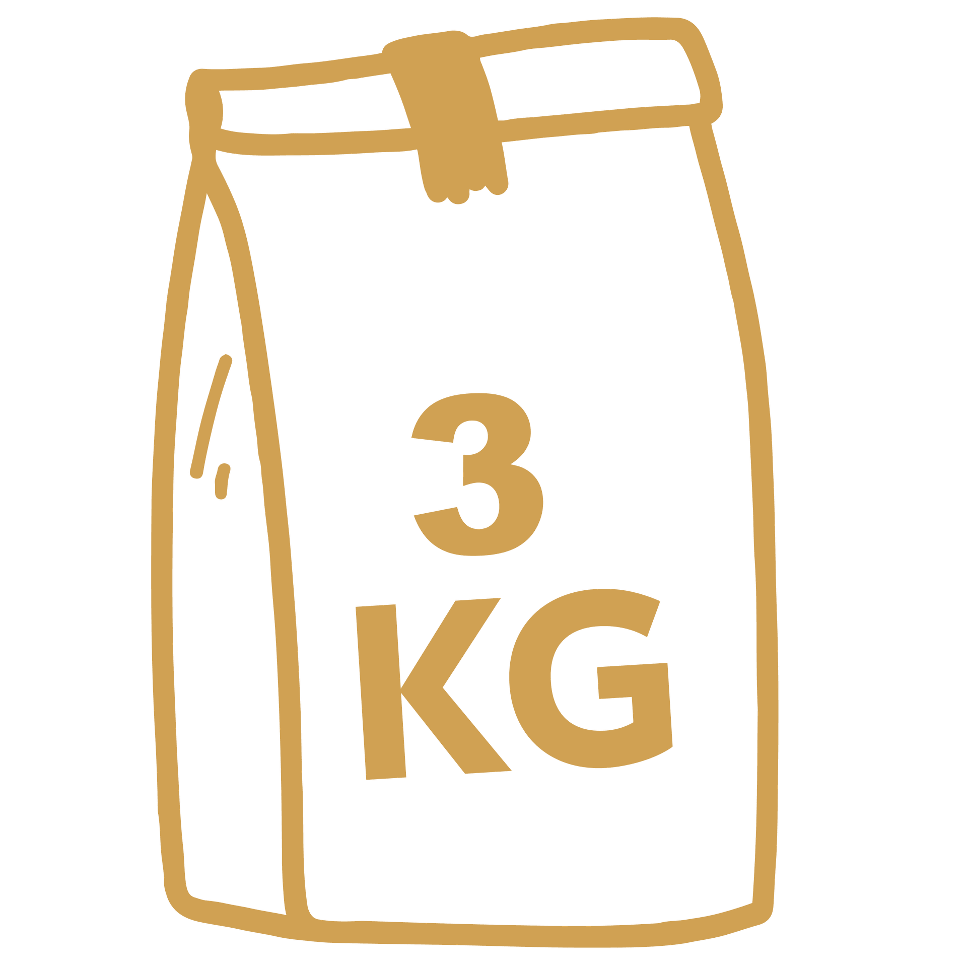 الحجم: 3kg
